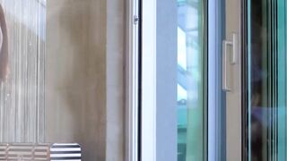 Sexy brunette Nicole Love enjoyed erotic anal fucking with his man Jimmy