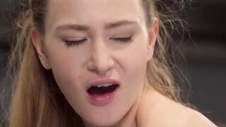 Big dick Charlie Dean rammed petite Ivi Rein in the ass and ended it with a facial