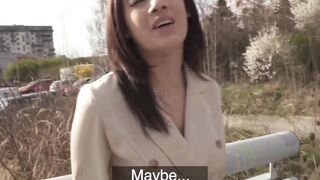 Hooking up with this busty brunette Emily Pink leads me to burst my cum