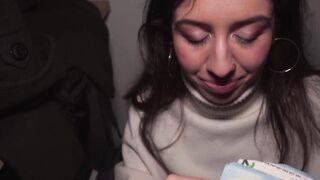 Petite house cleaner Katty West loves to suck and stroke my throbbing cock