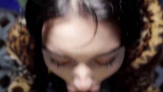 I shoved every inch of my cock deep into Crystal Cherrys hungry mouth and twat