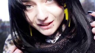 I shoved every inch of my cock deep into Crystal Cherrys hungry mouth and twat