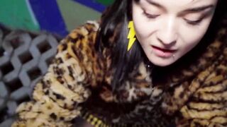 I shoved every inch of my cock deep into Crystal Cherrys hungry mouth and twat