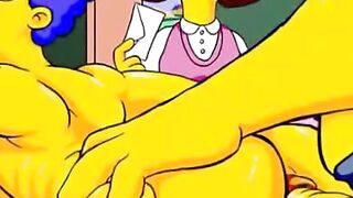 Marge Simpson cheating mom