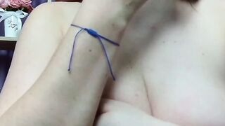 Busty redhead Eswatini amateur woman NicolPot posing in bra and tights on webcam
