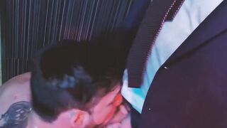 Muscular Javi Gray took a wild ass rimming and fucking by his boss David Cork