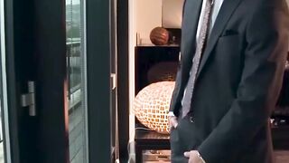 Sensual big uncut cock stroking by straight young Will Iden