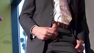 Sensual big uncut cock stroking by straight young Will Iden