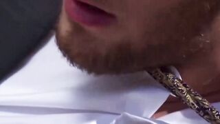 Sensual big uncut cock stroking by straight young Will Iden