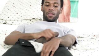 Beautiful ebony sex god Diego barebacked