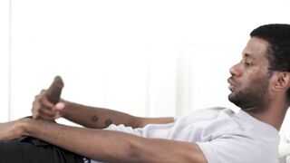 Beautiful ebony sex god Diego barebacked