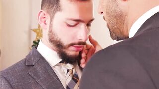 Horny Gustavo Cruz licked and rammed the pink hole of lovely Ricky Hard