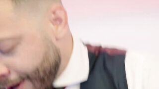 Lustful Gustavo Cruz stuffed his cock and dildo into the hole of John Brachalli