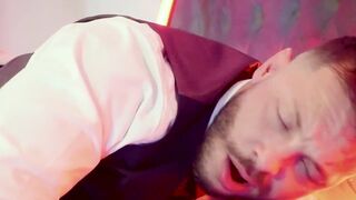 Lustful Gustavo Cruz stuffed his cock and dildo into the hole of John Brachalli
