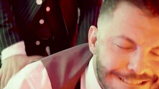 Lustful Gustavo Cruz stuffed his cock and dildo into the hole of John Brachalli