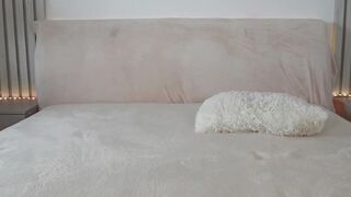 Blonde in lingerie squirts while 2 Hoe 2