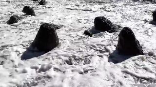 PICK UP YOUNG CUNT WITH MOUTH & MAKE GANG BANG GROUP SEX ON THE BEACH