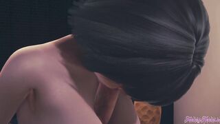 1 Punch Man Anime 3D - Fubuki rough sex - Japanese manga cartoon game porn