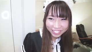 Chisato Hara, a delivery health chick wearing a maid cosplay with Ping Pong, has arrived! one