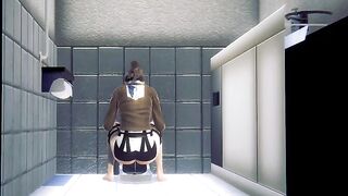 Attack on titans Animated 3D Sasha compilation - Japanese manga porn