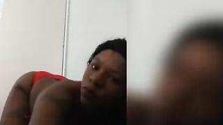 Putting on my wig being funny