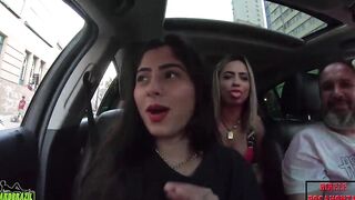 I went to the center of São Paulo and get ready on the side of the cathedral, taking my clothes off into the vehicle - Izabela Pimenta - Binho Ted