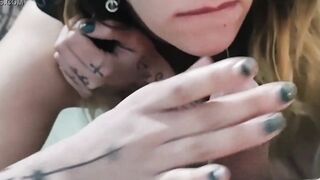 Doing a very Cutie oral for an instagram fan