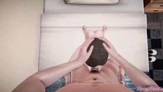 Samsung Animated 3D - pov Sam (Samsung Women) boobjob, oral sex & Screwed - Japanese manga cartoon game porn