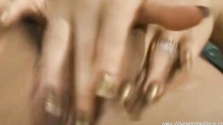 Fiance Home Alone And Masturbating And liking Alone