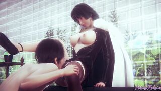 1 Punch Man Cartoon - Fubuki's snatch is eaten then nailed - Japanese manga animated porn