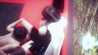 1 Punch Man Cartoon - Fubuki's snatch is eaten then nailed - Japanese manga animated porn