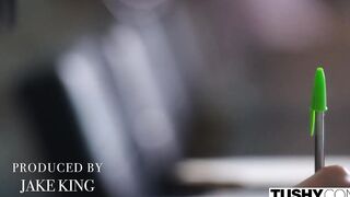 TUSHY Slim beauty Ryder dreams of anal all day & night