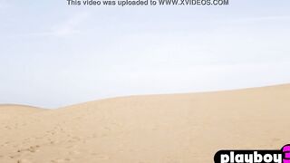Voluptuous nude camgirl with stunning huge butt Ilvy Kokomo babe teasing outside