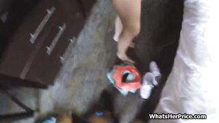 Long tit female driver does extra for cash