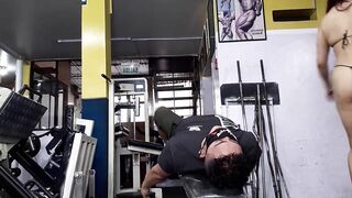 SUBMISSION FIGHT: THE SEXSUAL COACH SUBMITS HER PUPIL WITH HER DEADLY SCISSORS
