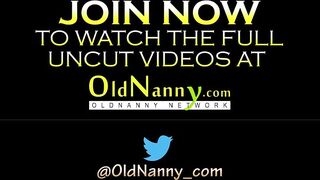 OLDNANNY Big Boobed Old Fatso Striptease and Solo Masturbation