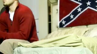 A horny throat fuck while spreading the legs of gay amateur Seg resulted to cum explo