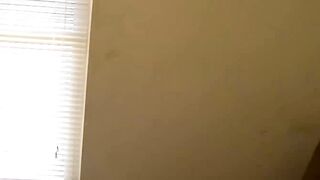 Pumping all of the hot load of cum inside the white cock of straight Dave