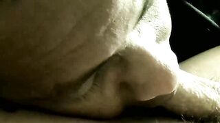 Stroking the big swollen cock of straight dude Brian Younger to fill my mouth with hi