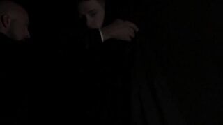 Master Snow sets a sex oil in Cole Blue's tender and pink hole before fingering him i