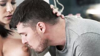 Young Nikki Fox moaned in pleasure while being rammed by handsome Kristof Cale