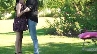 Gorgeous Alyssa Bounty screamed in a rough ass fucking by lustful Thomas Stone
