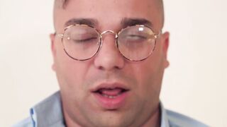 Nerdy Don DIego gets seduced by a flirty lady who invites him to eat her tasty cunt