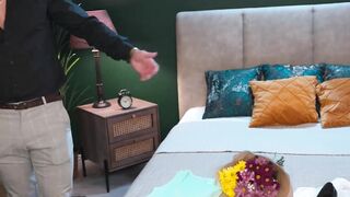 Tattooed lady Lexi Dona and hunk Liam Salvatore burn calories through fucking