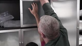 Milo's hard boner twitched as Cain Marko's cock got plugged hard and deep into his as