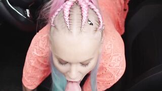 Naughty stepdaughter Ariela Donovan takes stepdads big dick outdoors