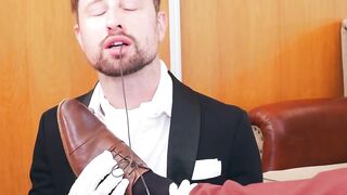 Suited Zac Johnson deeply banged the smooth hole of Drew Dixon