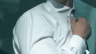 Horny Ivan Gregory sucks dick before getting drilled by suited Viktor Rom
