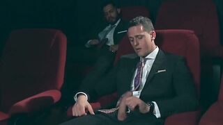 Horny Ivan Gregory sucks dick before getting drilled by suited Viktor Rom