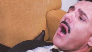 Businessman Kay Tonx had his feet worshiped before getting fucked by Dani Robles